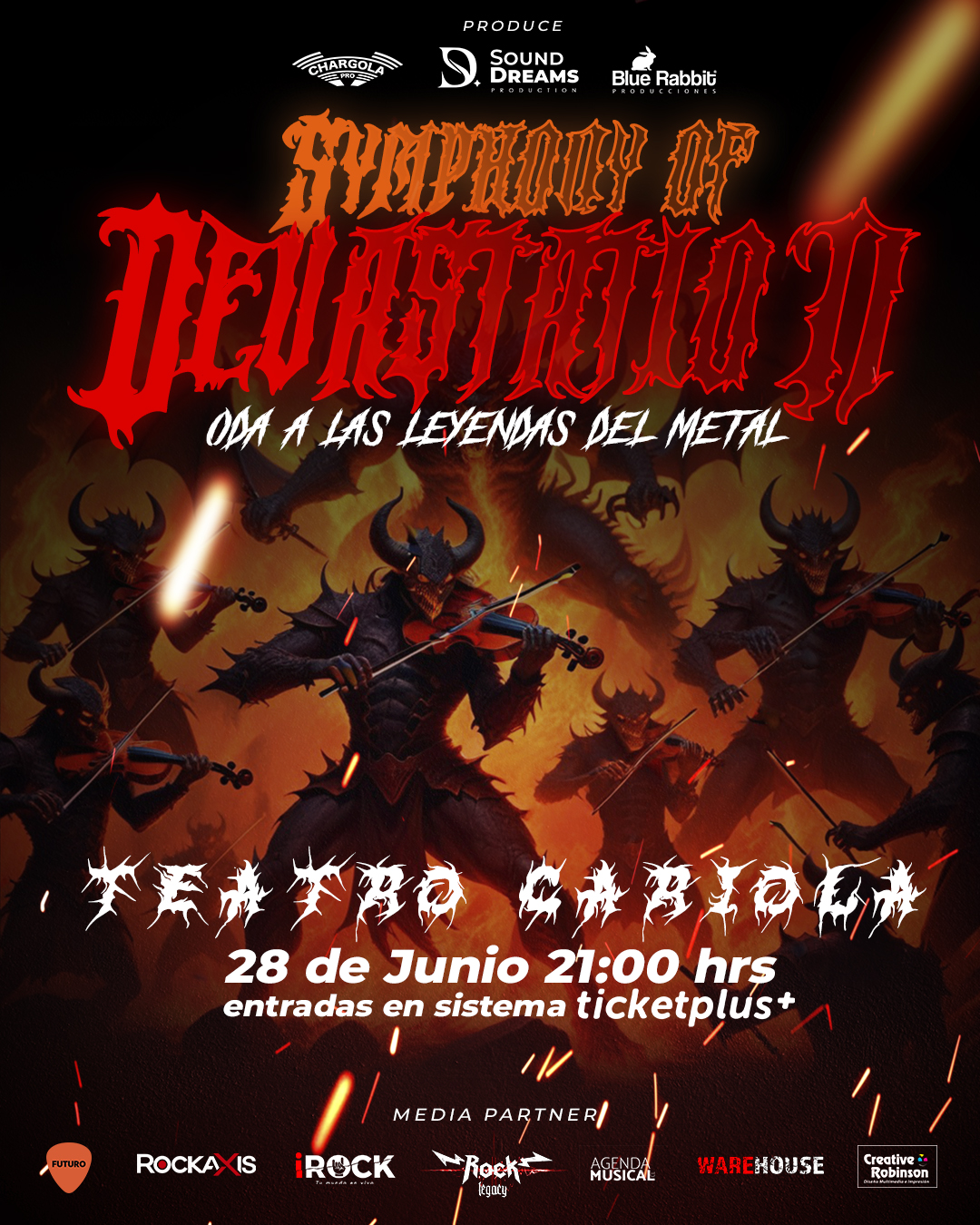 Symphony of Devastation: Metal de etiqueta